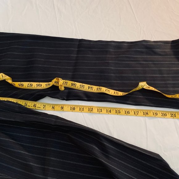 New Generation The Day's Black and White Pinstripe Wide Leg Pants - Picture 11 of 12